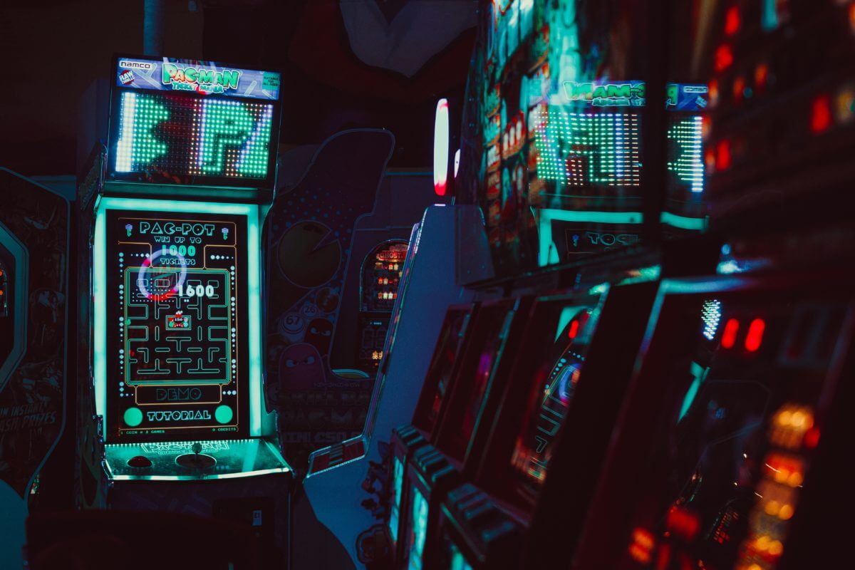 Image of arcade room filled with games