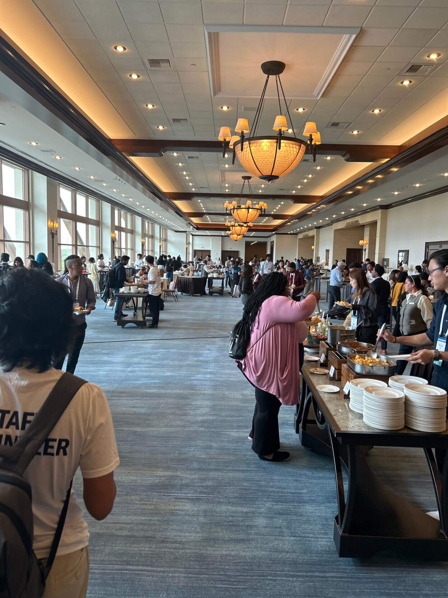 Image of lunch being served at Tapia